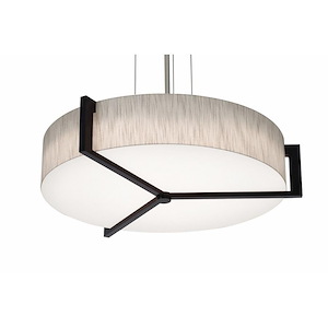 Apex - Drum Pendant In Modern Style-5.5 Inches Tall and 27.15 Inches Wide - 1293967