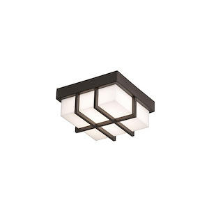 Avenue - 21W 1 LED Outdoor Flush Mount In Modern Style-3.75 Inches Tall and 8 Inches Wide