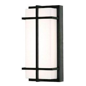 August - 26W 1 LED Outdoor Wall Sconce-12 Inches Tall and 5.5 Inches Wide - 1331545