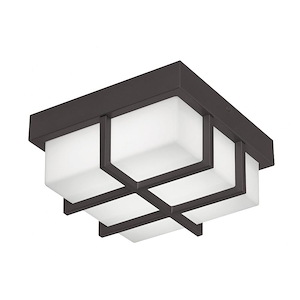 August - 9W 1 LED Outdoor Flush Mount-3.75 Inches Tall and 8.11 Inches Wide - 1331548