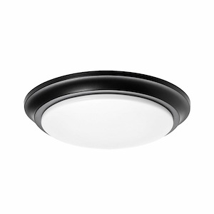 Baron - 17W 1 LED Flush Mount In Contemporary Style-1.7 Inches Tall and 12 Inches Wide