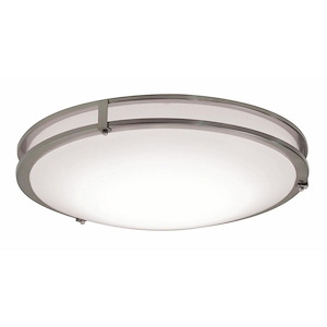 Carlisle - 17W 1 LED Flush Mount In Modern Style-3.5 Inches Tall and 12 Inches Wide - 1293974