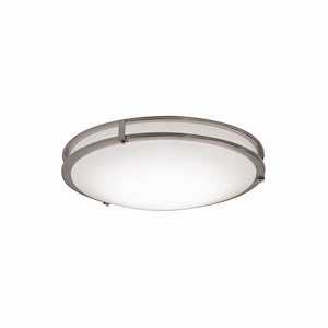 Carlisle - 27W 1 Led Flush Mount In Modern Style-3.5 Inches Tall And 18 Inches Wide - 1218732