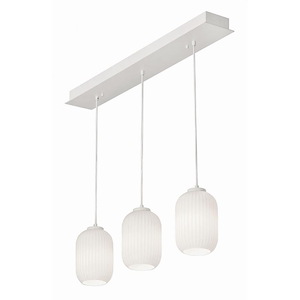 Callie 3- Light Pendant In Contemporary-Modern-Transitional Style 8 Inches Tall And 5.5 Inches Wide - 1099249