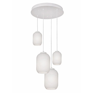 Callie 4- Light Pendant In Contemporary-Modern-Transitional Style 15.5 Inches Tall And 18 Inches Wide - 1099252