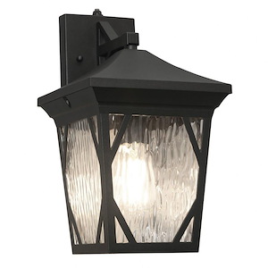 Campton - 1 Light Outdoor Wall Mount In Modern Style-14.13 Inches Tall and 8 Inches Wide