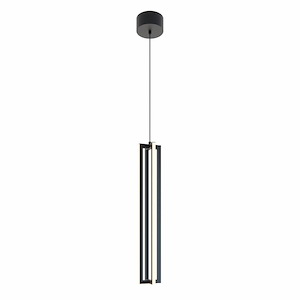 Cass - 25W 1 LED Pendant In Modern Style-24 Inches Tall and 4 Inches Wide