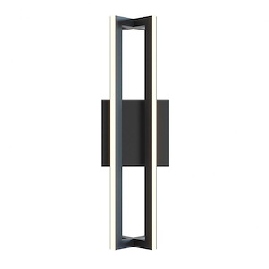 Cass - 18W 1 LED Wall Sconce In Modern Style-16 Inches Tall and 3.88 Inches Wide