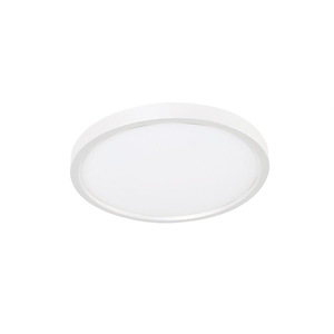 Edge Round - 12W 1 LED Flush Mount-0.66 Inches Tall and 5.31 Inches Wide - 1331566