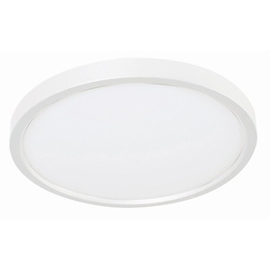 Edge 1- Light Ceiling Flush Mount in Contemporary-Modern-Transitional Style 0.66 Inches Tall and 12 Inches Wide