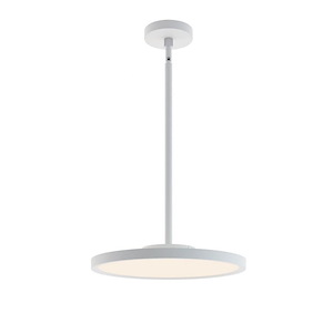 Edge Round - 25W 1 LED Large Pendant In Modern Style-1 Inches Tall and 15.68 Inches Wide - 1284178
