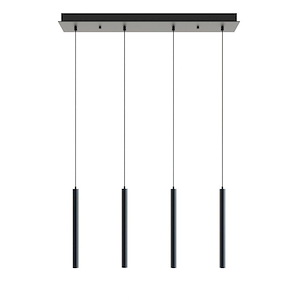 Eli - 36W 4 LED Linear Pendant In Modern Style-16 Inches Tall and 5 Inches Wide - 1284310