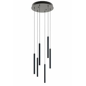 Eli - 54W 6 LED Round Pendant In Modern Style-16 Inches Tall and 18 Inches Wide - 1284267