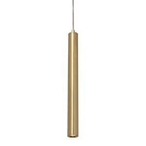 Eli - 9W 1 LED Pendant In Modern Style-16 Inches Tall and 1.25 Inches Wide