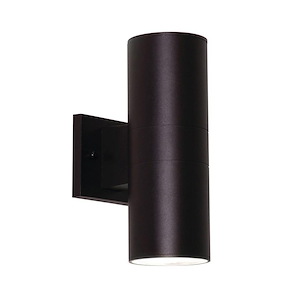 Everly - 24W 2 LED Outdoor Wall Sconce In Modern Style-12 Inches Tall and 4.5 Inches Wide - 1315744