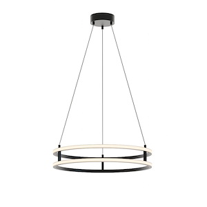 Gemini - 45W 2 LED Pendant-4 Inches Tall and 24 Inches Wide - 1331567