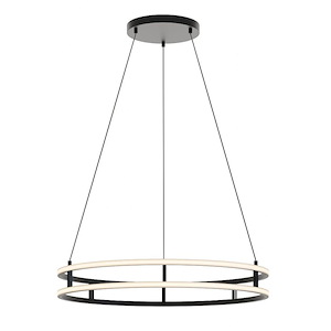 Gemini - 60W 2 LED Pendant-4 Inches Tall and 32 Inches Wide - 1331568