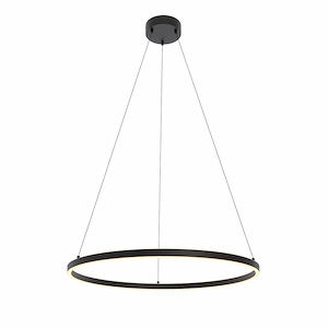 Glo - 80W 2 LED Pendant In Contemporary Style-1.42 Inches Tall and 35.57 Inches Wide