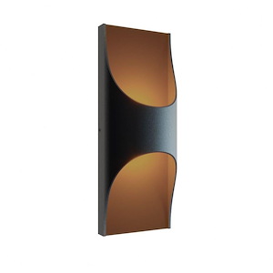 Harrison - 24W 2 LED Outdoor Wall Mount In Modern Style-12 Inches Tall and 4.5 Inches Wide