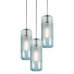 Hermosa - 3 Light Round Pendant In Modern Style-16.75 Inches Tall and 17.13 Inches Wide - 1087487