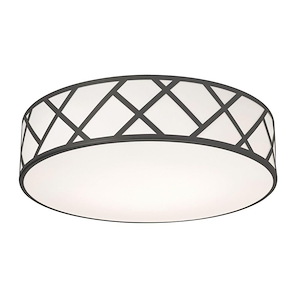 Haven - 3 Light Flush Mount-5.75 Inches Tall and 16.75 Inches Wide