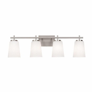 Joanna - 4 Light Bath Vanity In Modern Style-9.5 Inches Tall and 6 Inches Wide
