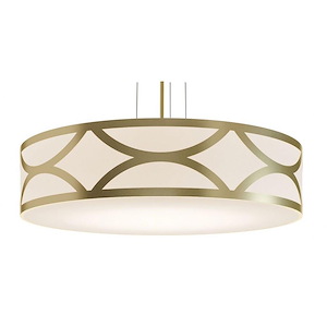 Lake - 60W 1 LED Pendant In Contemporary Style-7 Inches Tall and 30 Inches Wide