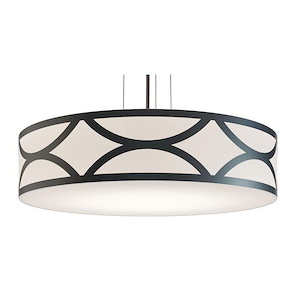 Lake - 4 Light Pendant In Contemporary Style-7 Inches Tall and 30 Inches Wide - 1315834