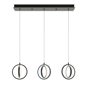 Lock - 60W 3 LED Linear Pendant In Modern Style-9 Inches Tall and 9 Inches Wide - 1284325
