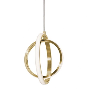 Lock - 40W 2 LED Pendant In Contemporary Style-9 Inches Tall and 9 Inches Wide - 1266130