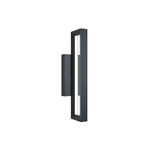 Liam - 20W 2 LED Outdoor Wall Sconce-18 Inches Tall and 4.5 Inches Wide