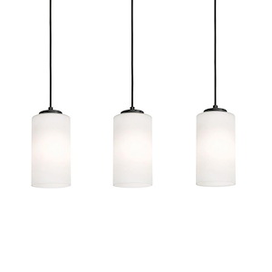Leo - 3 Light Linear Pendant In Modern Style-6.5 Inches Tall and 5 Inches Wide