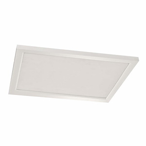 Lugano - 30W 1 LED Flush Mount In Modern Style-1 Inches Tall and 24 Inches Wide