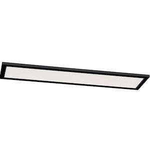 Lugano - 40W 1 LED Flush Mount In Modern Style-1 Inches Tall and 12 Inches Wide