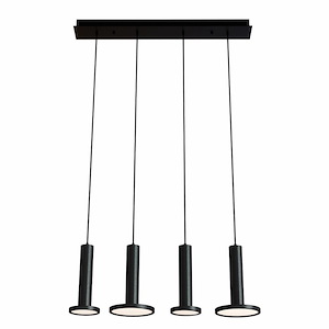 Luna - 216W 4 LED Quadruple Pendant In Modern Style-12.38 Inches Tall and 7.88 Inches Wide - 1087500