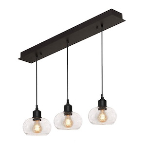 Laney - 3 Light Linear Pendant In Modern Style-6.8 Inches Tall and 6.6 Inches Wide - 1284269