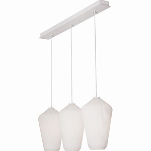 Lola - 3 Light Pendant In Modern Style-18.25 Inches Tall And 11 Inches Wide - 1218600
