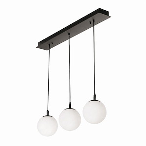 Loretto - 3 Light Triple Pendant In Modern Style-7 Inches Tall and 7 Inches Wide