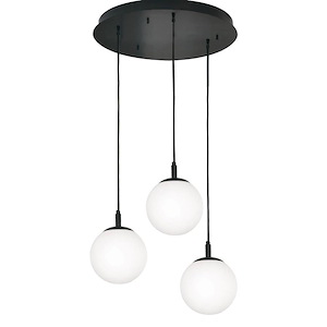 Loretto - 3 Light Triple Pendant In Modern Style-7 Inches Tall and 18 Inches Wide - 1087496
