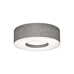 Montclair - 18W 1 LED Flush Mount In Modern Style-3.75 Inches Tall and 12.25 Inches Wide