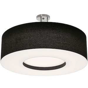 Montclair - Drum Semi-Flush Mount In Modern Style-14.75 Inches Tall and 30 Inches Wide - 1293987