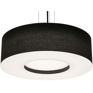 Montclair - Drum Pendant In Modern Style-9 Inches Tall and 30 Inches Wide