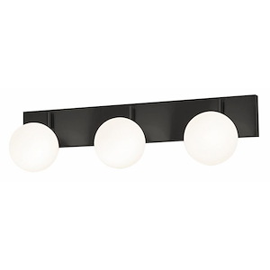 Metropolitan 3- Light Vanity in Contemporary-Modern-Transitional Style 8 Inches Tall and 7.3 Inches Wide