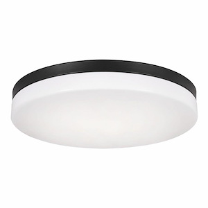 Oscar - 20W 1 LED Adjustable CCT Flush Mount In Modern Style-2.5 Inches Tall and 14 Inches Wide - 1148367
