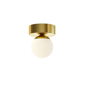 Pearl - 10W 1 LED Flush Mount In Contemporary Style-5.1 Inches Tall and 4.33 Inches Wide