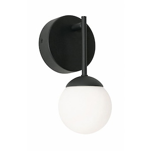 Pearl 1- Light Wall Sconce In Contemporary-Modern-Transitional Style 9 Inches Tall And 4.25 Inches Wide - 1099275