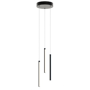 Rosemont - 12.75W 3 LED Pendant-12.5 Inches Tall and 8.25 Inches Wide