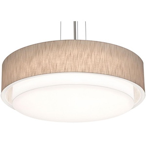 Sanibel - Drum Pendant In Modern Style-8.5 Inches Tall and 32 Inches Wide