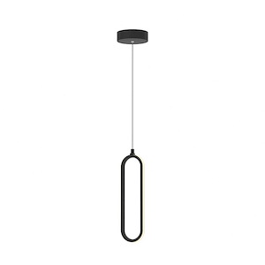 Sienna - 10W 1 LED Pendant-13 Inches Tall and 3.5 Inches Wide