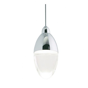 London - 7W 1 LED Pendant In Contemporary Style-7 Inches Tall and 3 Inches Wide